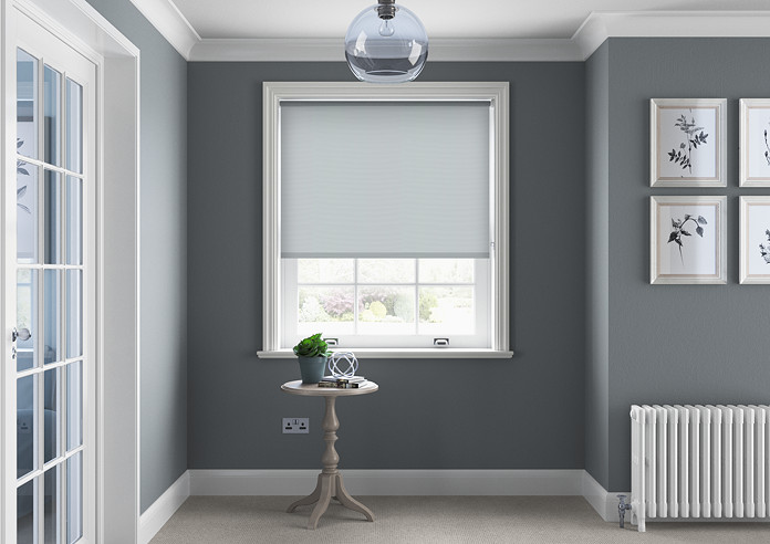 Palermo (Blackout), Light Grey - Motorised Roller Blind - Image 5